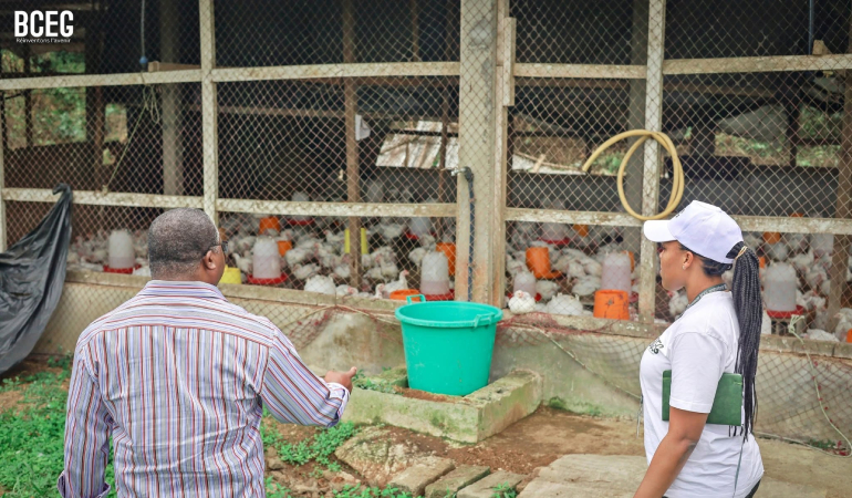 À Ntoum, la BCEG au plus près des entrepreneurs et des acteurs du secteur agricole